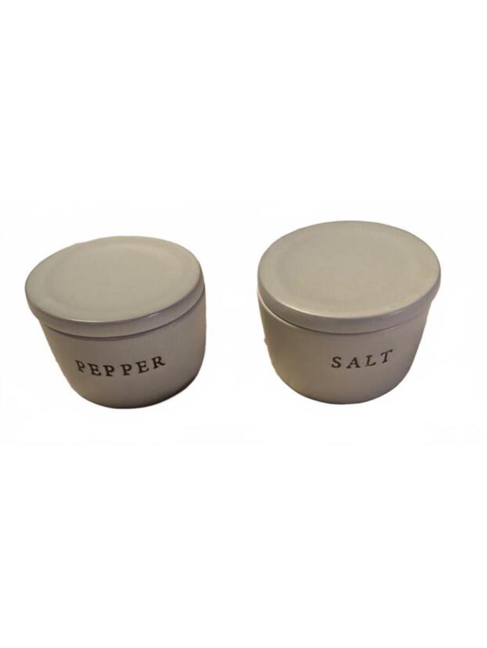 Hearth & Hand Magnolia Stoneware Salt & Pepper Cellars with Lids